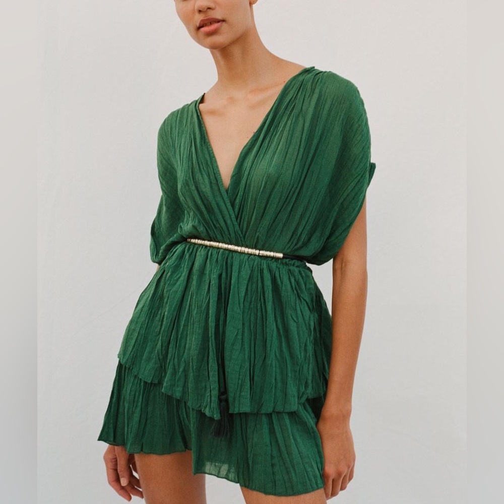 ZARA CREASED EFFECT PLAYSUIT